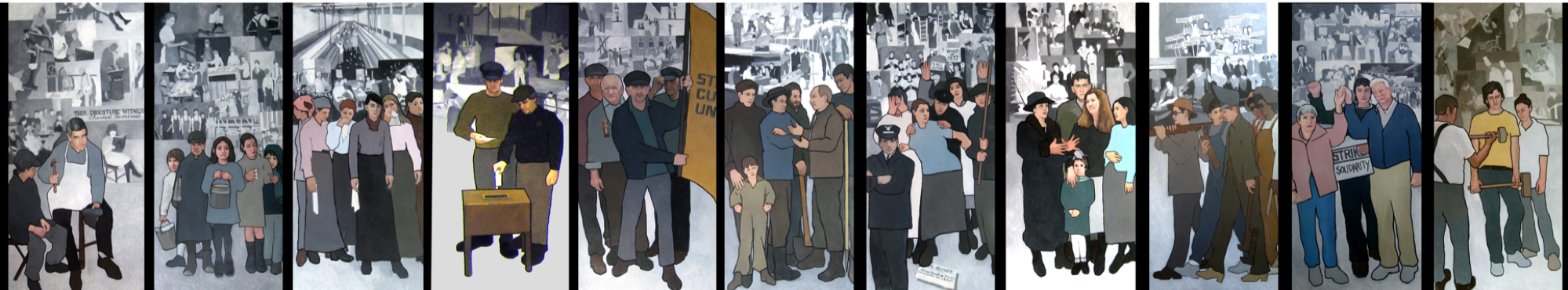 Labor Mural by Judy Taylor
